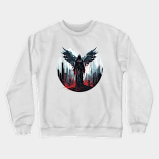 Angel Darkness Fantastic Otherworldly Creature Crewneck Sweatshirt